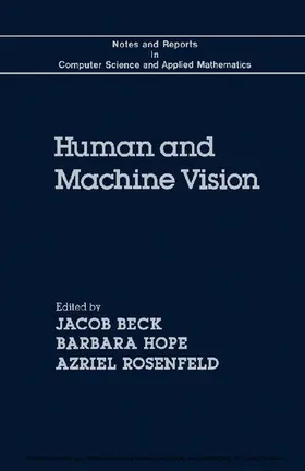 Beck / Hope / Rosenfeld |  Human and Machine Vision | eBook | Sack Fachmedien
