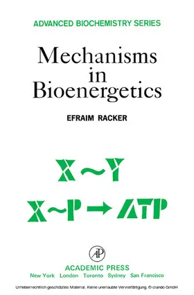 Racker / San Pietro |  Mechanisms in Bioenergetics | eBook | Sack Fachmedien