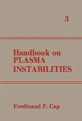 Cap |  Handbook on Plasma Instabilities | eBook | Sack Fachmedien