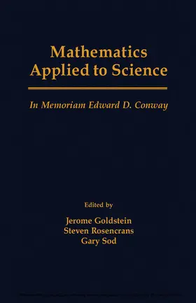 Goldstein / Rosencrans / Sod |  Mathematics Applied to Science | eBook | Sack Fachmedien