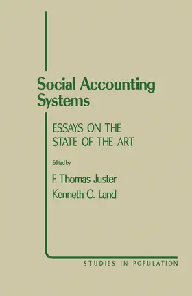Juster / Land |  Social Accounting Systems | eBook | Sack Fachmedien