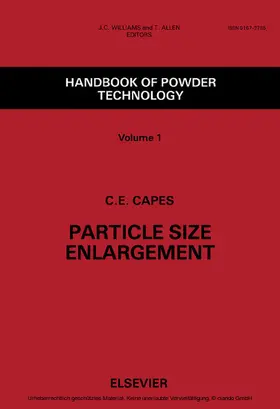 Capes / Williams / Allen |  Particle Size Enlargement | eBook | Sack Fachmedien
