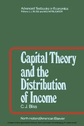 Bliss |  Capital Theory and the Distribution of Income | eBook | Sack Fachmedien