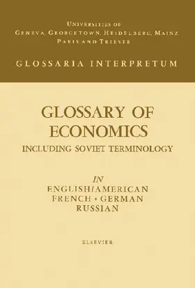 Vaughan / Herbert |  Glossary of Economics | eBook | Sack Fachmedien