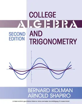 Kolman / Shapiro |  College Algebra and Trigonometry | eBook | Sack Fachmedien