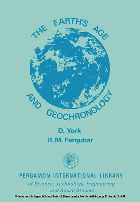 York / Farquhar |  The Earth's Age and Geochronology | eBook | Sack Fachmedien