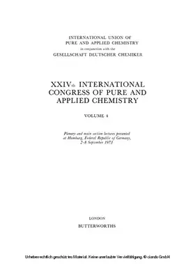 Stuart |  XXIVth International Congress of Pure and Applied Chemistry | eBook | Sack Fachmedien