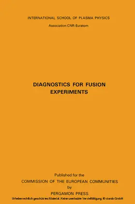 Sindoni / Wharton |  Diagnostics for Fusion Experiments | eBook | Sack Fachmedien