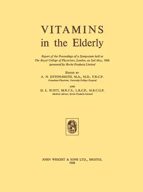 Exton-Smith / Scott |  Vitamins in the Elderly | eBook | Sack Fachmedien