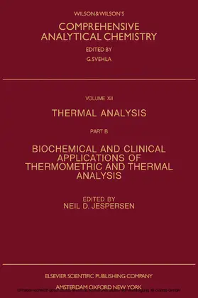 Jespersen |  Thermal Analysis | eBook | Sack Fachmedien
