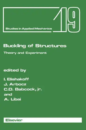 Elishakoff / Arbocz / Babcock |  Buckling of Structures | eBook | Sack Fachmedien