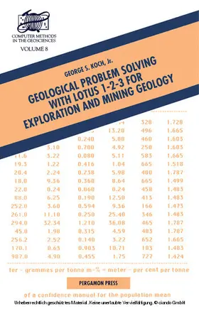 Koch / Merriam |  Geological Problem Solving with Lotus 1-2-3 for Exploration and Mining Geology | eBook | Sack Fachmedien