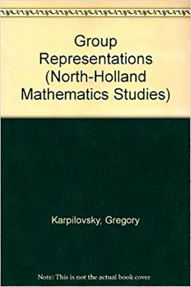 Karpilovsky |  Group Representations | eBook | Sack Fachmedien