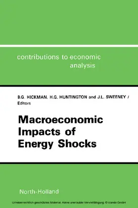 Huntington / Hickman / Sweeney |  Macroeconomic Impacts of Energy Shocks | eBook | Sack Fachmedien