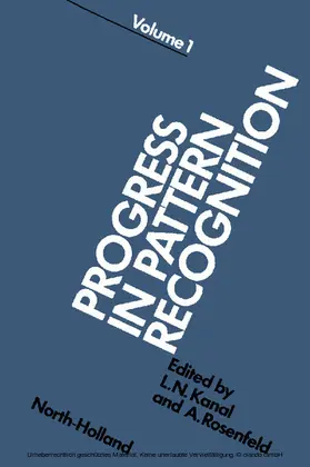 Kanal / Rosenfeld |  Progress in Pattern Recognition 1 | eBook | Sack Fachmedien