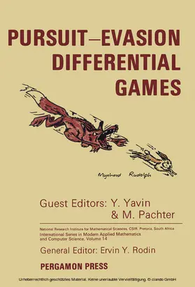 Yavin / Pachter |  Pursuit-Evasion Differential Games | eBook | Sack Fachmedien