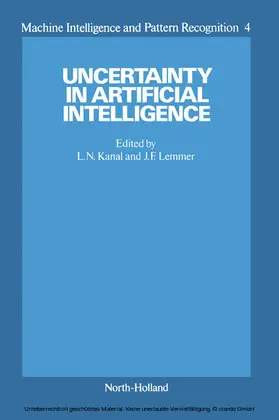 Kanal / Lemmer |  Uncertainty in Artificial Intelligence | eBook | Sack Fachmedien