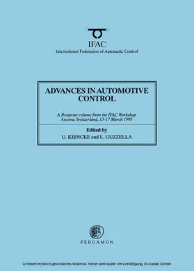 Guzzella / Kiencke |  Advances in Automotive Control 1995 | eBook | Sack Fachmedien