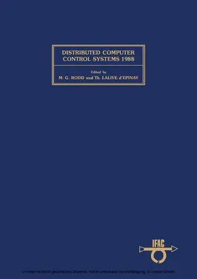 d'Epinay Lalive / Rodd |  Distributed Computer Control Systems 1988 | eBook | Sack Fachmedien