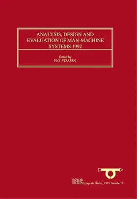 Stassen |  Analysis, Design and Evaluation of Man-Machine Systems 1992 | eBook | Sack Fachmedien