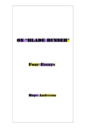 Anderson |  On &quote;Blade Runner&quote; | eBook | Sack Fachmedien