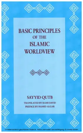 Qutb / Algar |  Basic Principles of the Islamic Worldview | eBook | Sack Fachmedien