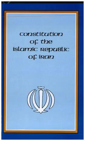 Algar |  Constitution of the Islamic Republic of Iran | eBook | Sack Fachmedien