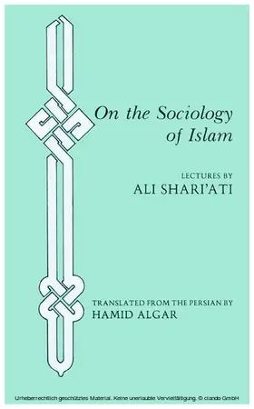 Shari'ati |  On the Sociology of Islam | eBook | Sack Fachmedien