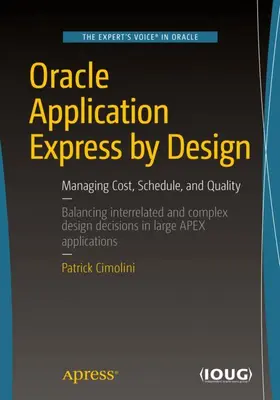 Cimolini |  Oracle Application Express by Design | Buch |  Sack Fachmedien