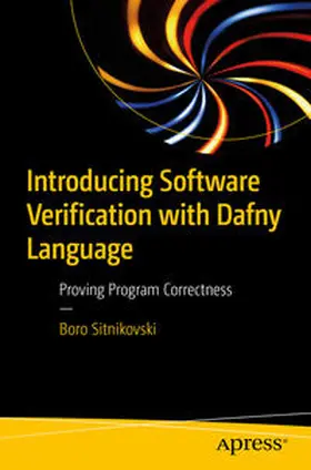 Sitnikovski |  Introducing Software Verification with Dafny Language | eBook | Sack Fachmedien