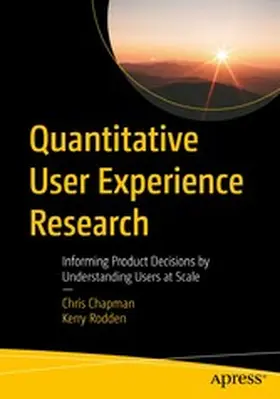 Chapman / Rodden |  Quantitative User Experience Research | eBook | Sack Fachmedien