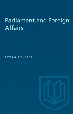 Richards |  Parliament and Foreign Affairs | eBook | Sack Fachmedien