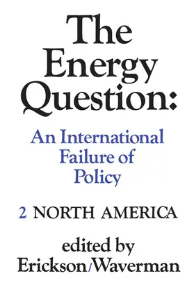 Erickson / Waverman |  The Energy Question Volume Two | eBook | Sack Fachmedien