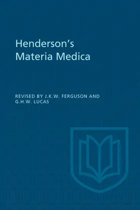  Henderson's Materia Medica | eBook | Sack Fachmedien