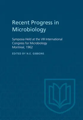 Gibbons |  Recent Progress in Microbiology VIII | eBook | Sack Fachmedien