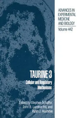 Schaffer / Lombardini / Huxtable | Taurine 3 | E-Book | sack.de