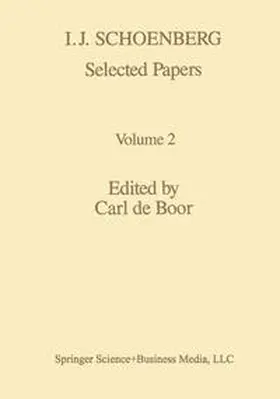 Boor |  I. J. Schoenberg Selected Papers | eBook | Sack Fachmedien