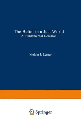Lerner |  The Belief in a Just World | Buch |  Sack Fachmedien