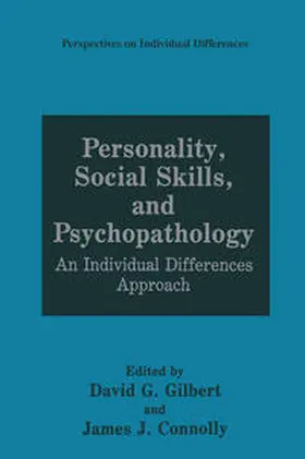 Gilbert / Connolly |  Personality, Social Skills, and Psychopathology | eBook | Sack Fachmedien