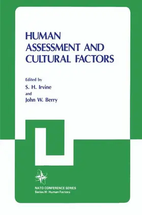 Berry / Irvine |  Human Assessment and Cultural Factors | Buch |  Sack Fachmedien
