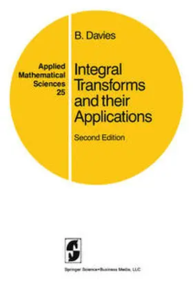 Davies |  Integral Transforms and their Applications | eBook | Sack Fachmedien