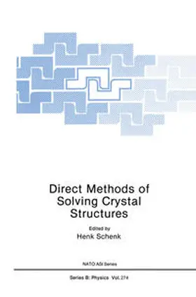 Schenk | Direct Methods of Solving Crystal Structures | E-Book | sack.de
