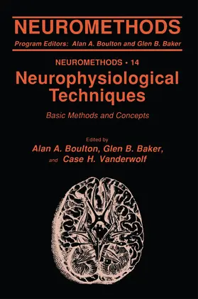 Boulton / Vanderwolf / Baker |  Neurophysiological Techniques | Buch |  Sack Fachmedien