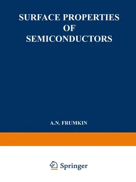 Frumkin |  Surface Properties of Semiconductors / Poverkhnostnye Svoistva Poluprovodnikov / &#1055;&#1086;&#1074;&#1077;&#1088;&#1093;&#1085;&#1086;&#1089;&#1090;&#1085;&#1099;&#1077; &#1057;&#1074;&#1086;&#1080;&#1089;&#1090;&#1074;&#1072; &#1055;&#1086;&#955;&#1091 | Buch |  Sack Fachmedien