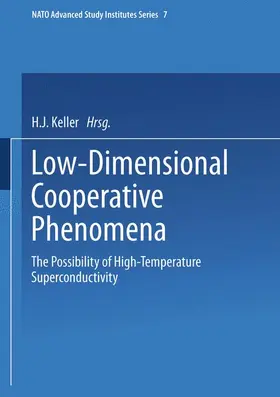 Keller |  Low-Dimensional Cooperative Phenomena | Buch |  Sack Fachmedien