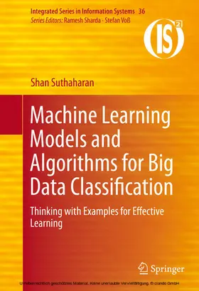 Suthaharan |  Machine Learning Models and Algorithms for Big Data Classification | eBook | Sack Fachmedien