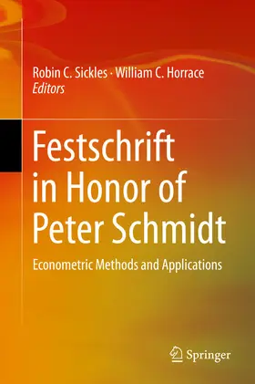 Sickles / Horrace |  Festschrift in Honor of Peter Schmidt | eBook | Sack Fachmedien