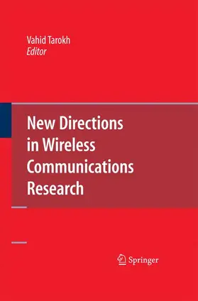 Tarokh |  New Directions in Wireless Communications Research | Buch |  Sack Fachmedien