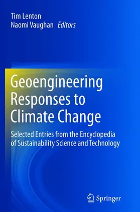 Vaughan / Lenton |  Geoengineering Responses to Climate Change | Buch |  Sack Fachmedien