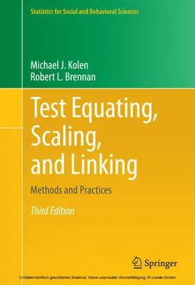 Kolen / Brennan |  Test Equating, Scaling, and Linking | eBook | Sack Fachmedien